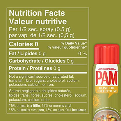 Pam Spray Olive Oil, 141g - "Olive oil convenience!"