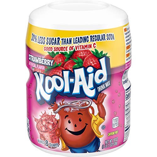 Kool-Aid Strawberry Drink Mix Powder, 538 g - "Strawberry Sensation!"