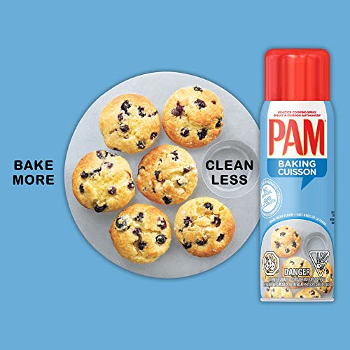 Pam Baking Cuisson No-Stick Cooking Spray, 141g - "No-stick baking convenience!"