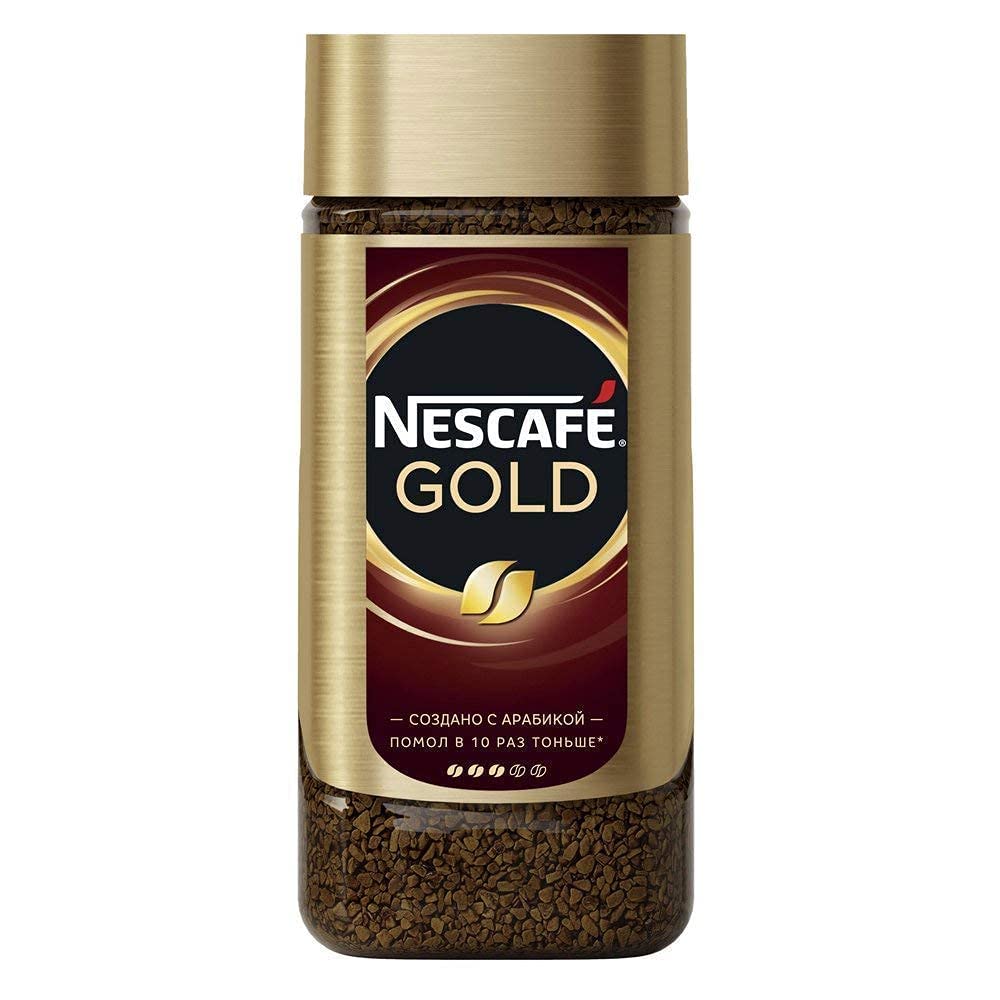 Nescafe Gold Rich and Smooth Blend Powder Coffee 190 gm - Pack of 2, Jar - "Rich & Smooth Gold Blend - Double the Coffee Elegance!"