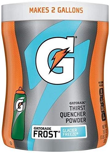 Gatorade Glacier Freeze Thirst Quencher Powder Drink Mix, 521g - Stay hydrated and refreshed with Gatorade's Glacier Freeze powder drink mix