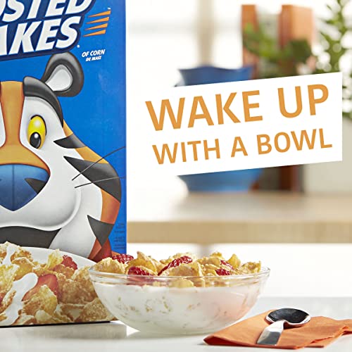 Kellogg's Frosted Flakes Fat-Free Breakfast Cereal, 382g - Enjoy the classic taste guilt-free with Kellogg's Frosted Flakes Fat-Free Breakfast Cereal, 382g.