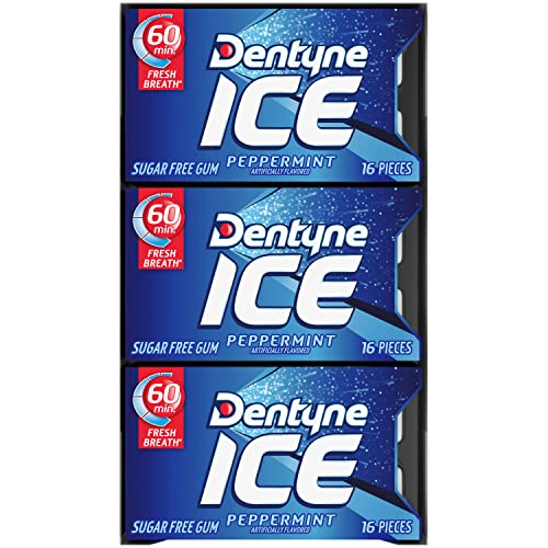 Dentyne Ice Peppermint, 7.6-Ounce (Pack of 9) - Peppermint perfection!