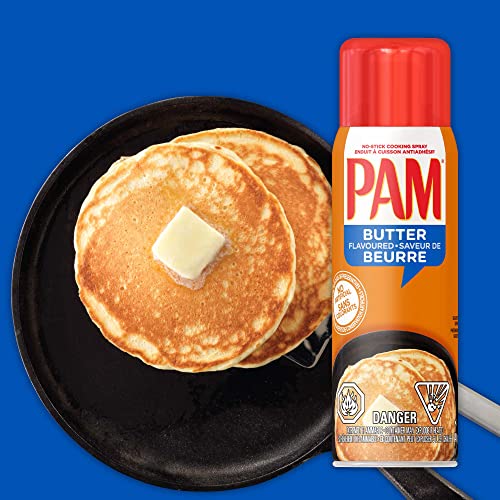 Pam Spray Butter, 142g - "Sprayable buttery goodness!"