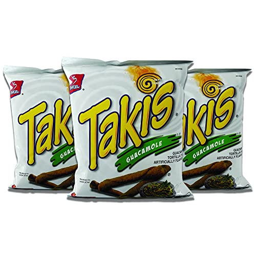 Takis Guacamole Tortilla Chips - 113.4g - Pack of 3