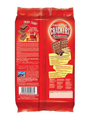 Munchy's Choco Sandwich Cracker, 300g - "Choco Sandwich Joy!"