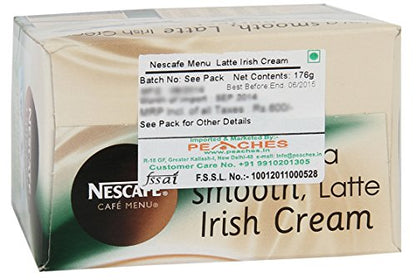 Nescafe Gold Irish Latte Coffee, 6.21 oz ℮ 176 g - "Irish Latte Gold - A Taste of Ireland in Every Sip!"