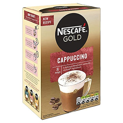 Nescafe Gold Cappuccino, 2 x 124 g - "Double Delight - Gold Cappuccino!"