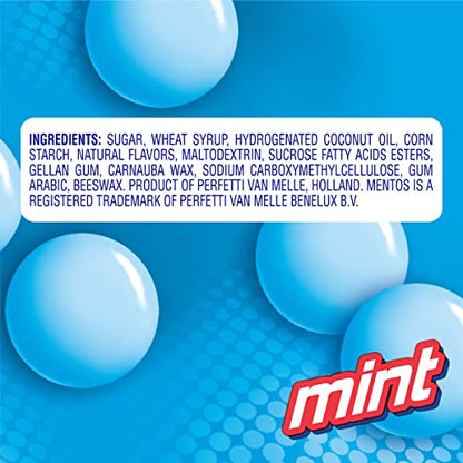 Mentos The Chewy Mint Candy - Mint Flavor 1.32oz Rolls - 15 Rolls - "Minty Chewy Fun!"