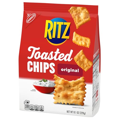 Ritz Toasted Chips Original 55% Less Fat Oven Baked 229g - Original Baked Goodness!