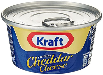 Kraft Processed Cheddar Cheese Tin, 100 g (Pack of 2) - "Cheddar Duo Pack!"