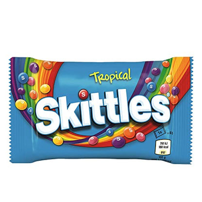 Skittles Tropical Flavour Candy Pack of 2, x 45 g