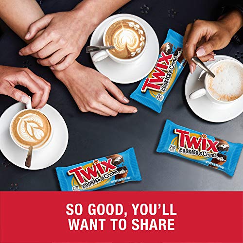 Twix Cookies & Creme Milk Chocolate Bar 38.6g pack of 2