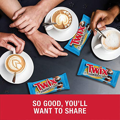 Twix Cookies & Creme Milk Chocolate Bar 38.6g pack of 2