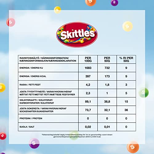 Skittles Fruits, 14 x 38 g