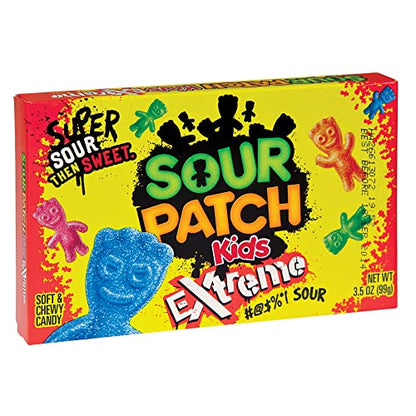 Mondelez Sour Patch Kids Extreme Sour Soft & Chewy Candy, 99g - "Extreme Sour Joy!"