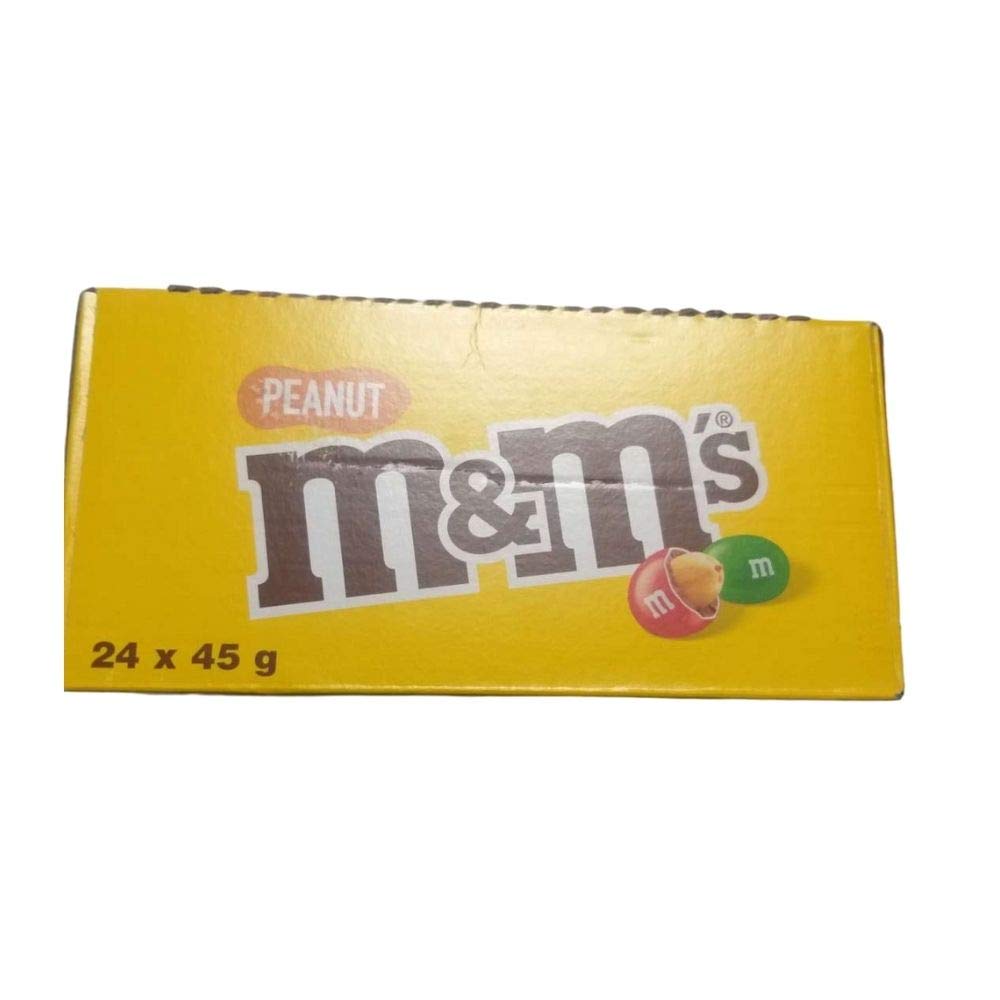 Salsabil M&M's Peanut 24 pcs x 45g Pack - Original and Imported from The US