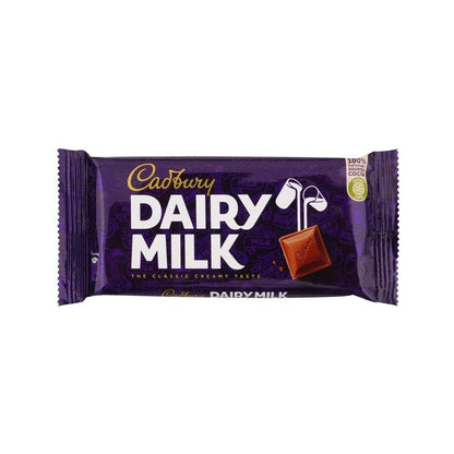 Cadbury Dairy Milk Chocolate Bar 180g - Silky smooth milk chocolate for irresistible moments of indulgence