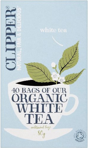 Clipper Organic White Tea Bags 40 Bags, 80g - Organic white tea