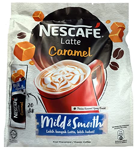 Nescafe Latte Caramel, 500gm - Pack of 20 - "Latte Caramel Delight - Pack of 20 for Endless Enjoyment!"