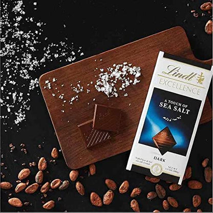 Lindt Chocolate Excellence Combo Pack Collection Of Dark Chocolate, Sea Salt, Intenes Orange, Chilli, Each 100g Pack Of 3