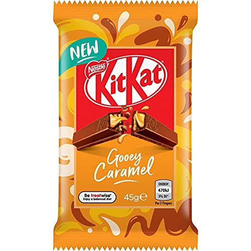 Nestle KitKat Gooey Caramel 45g (Pack of 3) - "KitKat Gooey Caramel - Pack of 3, 45g Each of Caramel Goodness!"