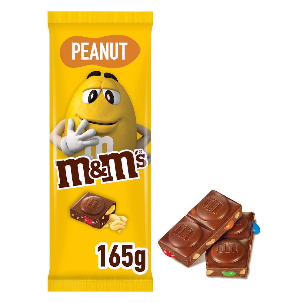 M&M's Peanut Milk Chocolate Bar, 165Gram - "Peanut Choco Bliss!"