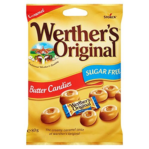 Storck Werther's Sugar Free Caramel Butter Candies (80g)