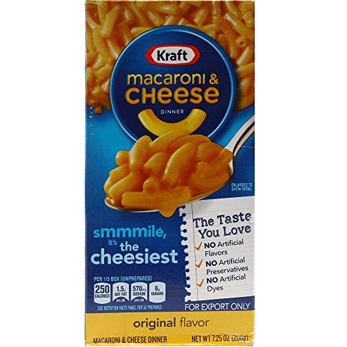 Kraft The Cheesiest Macaroni and Cheese - Original Flavor, 206 g - "Ultimate Cheesy Comfort!"