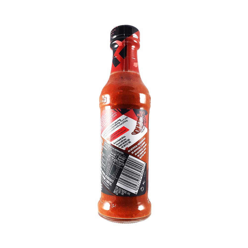 Nando's Peri Peri XX Hot Sauce, 250g - "XX Hot Peri Peri Inferno!"