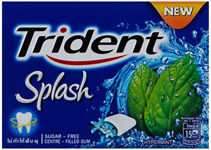 Trident Dentyne Splash (Sugar Free) - Hypermint Gum, 15.2g