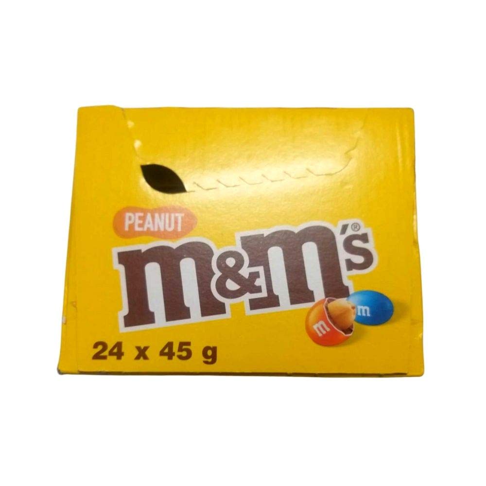 Salsabil M&M's Peanut 24 pcs x 45g Pack - Original and Imported from The US