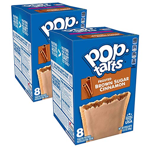 Pop Tarts Frosted Brown Sugar Cinnamon, 2 x 384 g - "Brown sugar cinnamon Pop-Tarts!"