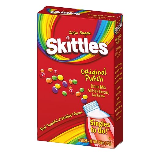 Skittles Original Punch Drink Mix Zero Sugar 15.5g