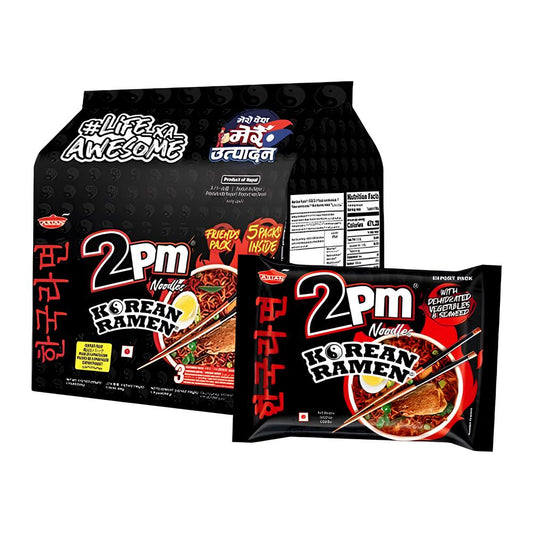 2PM Korean Ramen Chicken Flavored Noodles Family Pack (5X100 grams)