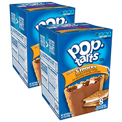 Pop Tarts Frosted S'Mores Pack of 2, x 416 g - "Double the s'mores fun!"