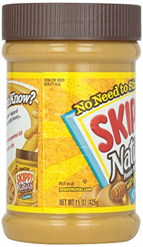 Skippy Peanut Butter Natural Honey, 425G