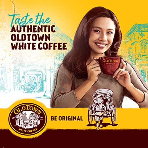 Old Town White Coffee Hazelnut 3 in 1 Instant Premix White Coffee 15 Stick ( 15 X 38g ), Packet 570g - "Hazelnut coffee bliss!"