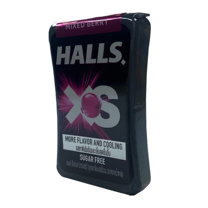 Halls XS Mixed Berry Flavored Sugar Free Candy, 0.5 oz / 15 g - Sugar-free candy with a mixed berry flavor.