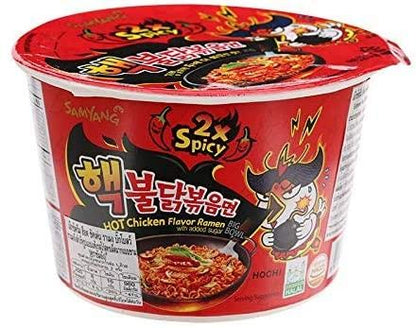 Samyang Hot Chicken 2X Spicy Buldak bowl Noodle, 105g