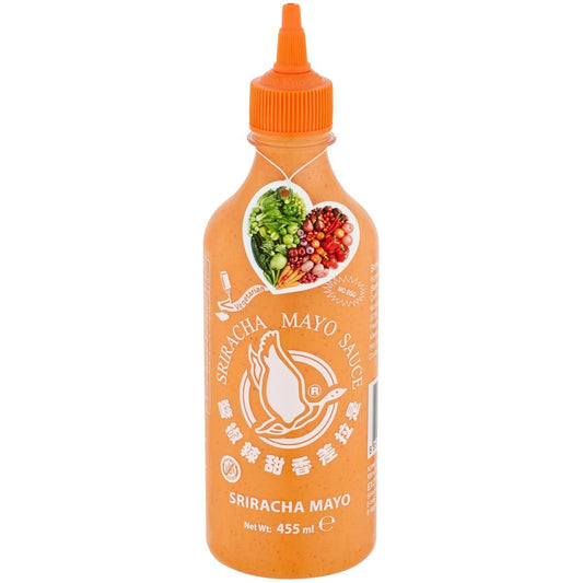 Flying Goose Vegetarian Sriracha Mayo Sauce 455ml - Vegetarian creamy spice!