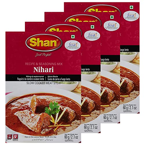 Shan Nihari Masala, 2.12 oz ℮ 60 g, 4 Pack