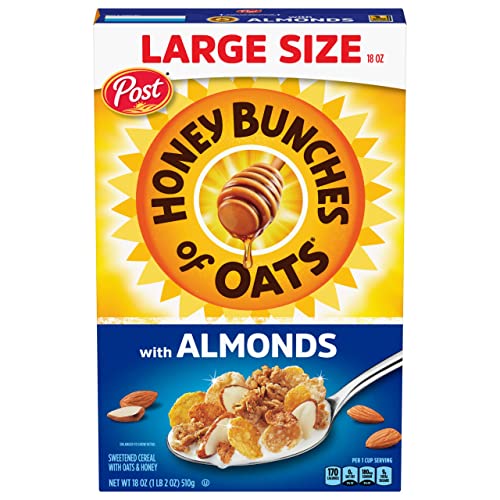 Post Honey Bunches Of Oats Honey Bunches Of Oats Almond, 18-Ounce - Almond crunch breakfast delight!