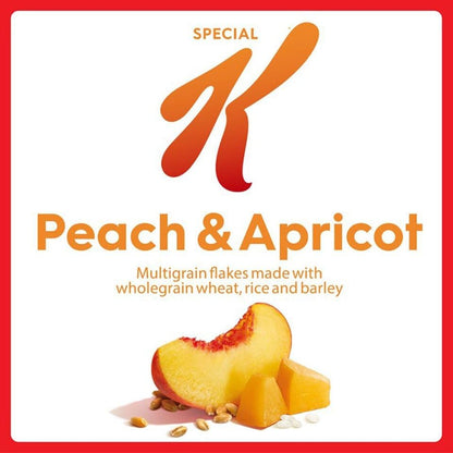 Kellogg's Special K Peach & Apricot 360g - Irresistible Blend of Crispy Flakes with Real Fruit Goodness for a Deliciously Healthy Start