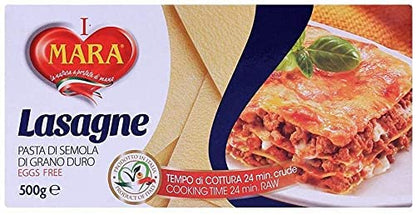 Mara Lasagne Pasta, 2 x 500 g - "Double Pack Lasagna Pasta!"