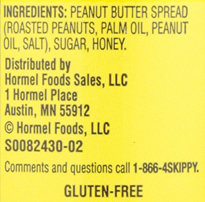 Skippy Peanut Butter Natural Honey, 425G