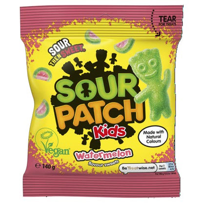 Sour Patch Kids Watermelon Flavour Sweets Chewy Candy, 140g