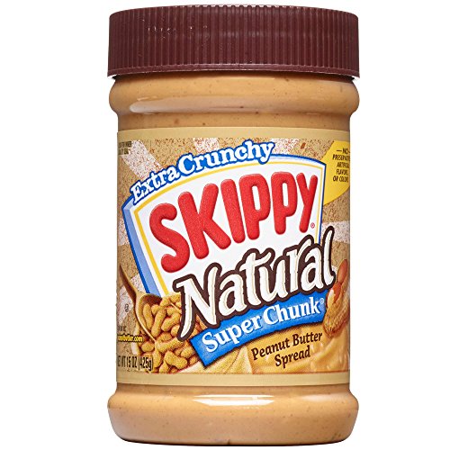 Skippy Natural Peanut Butter, Crunchy, 462g