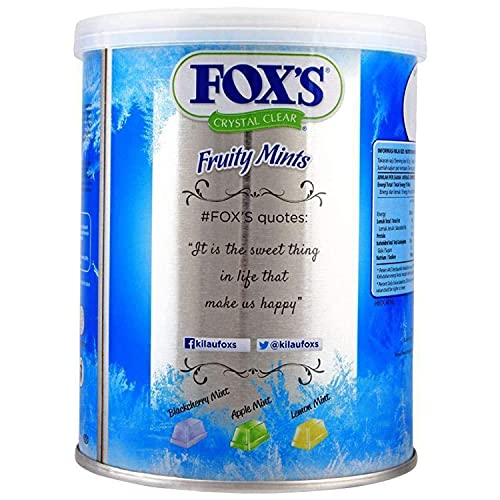 Fox's Crystal Clear Fruity Mints Candy, 6.35 oz ℮ 180 g - Fruity mints pack!