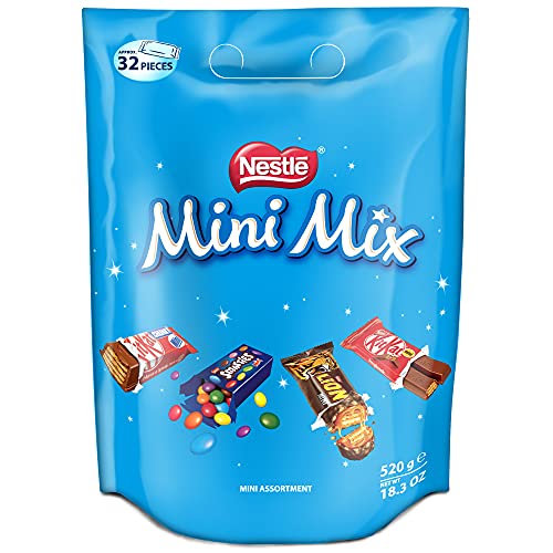 Nestle Mini Variety Mix 32 Pieces 520g - "Mini Variety Mix - 32 Pieces, 520g of Assorted Chocolate Treats!"